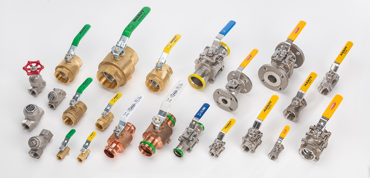 Your Solution to Valve Inventory Needs Starts with Merit Merit Brass Valve Offering
